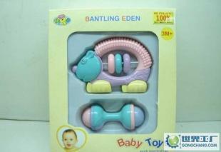 嬰兒玩具新選擇 杠鈴鼠搖鈴——安全益智的兒童玩具